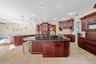 gourmet kitchen w/multi level counters