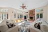 sunken family room