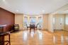 Abundant natural light and pellet stove