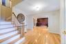 Gleaming hardwood floors throughout the first level