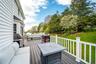 Large back deck with plenty of room for entertaining