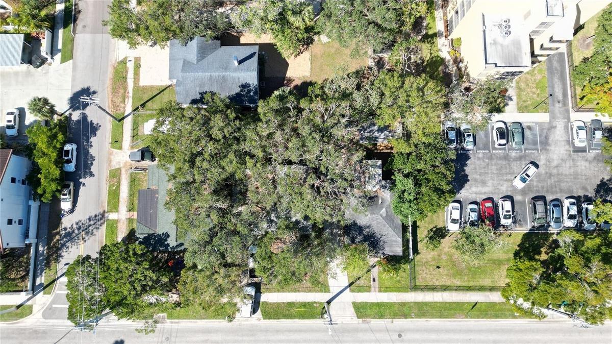 Current aerial - three homes on three lots
