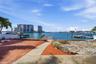 View looking south from the rear patio of the existing structure towards the Intracoastal.