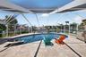 Grand screened in pool
