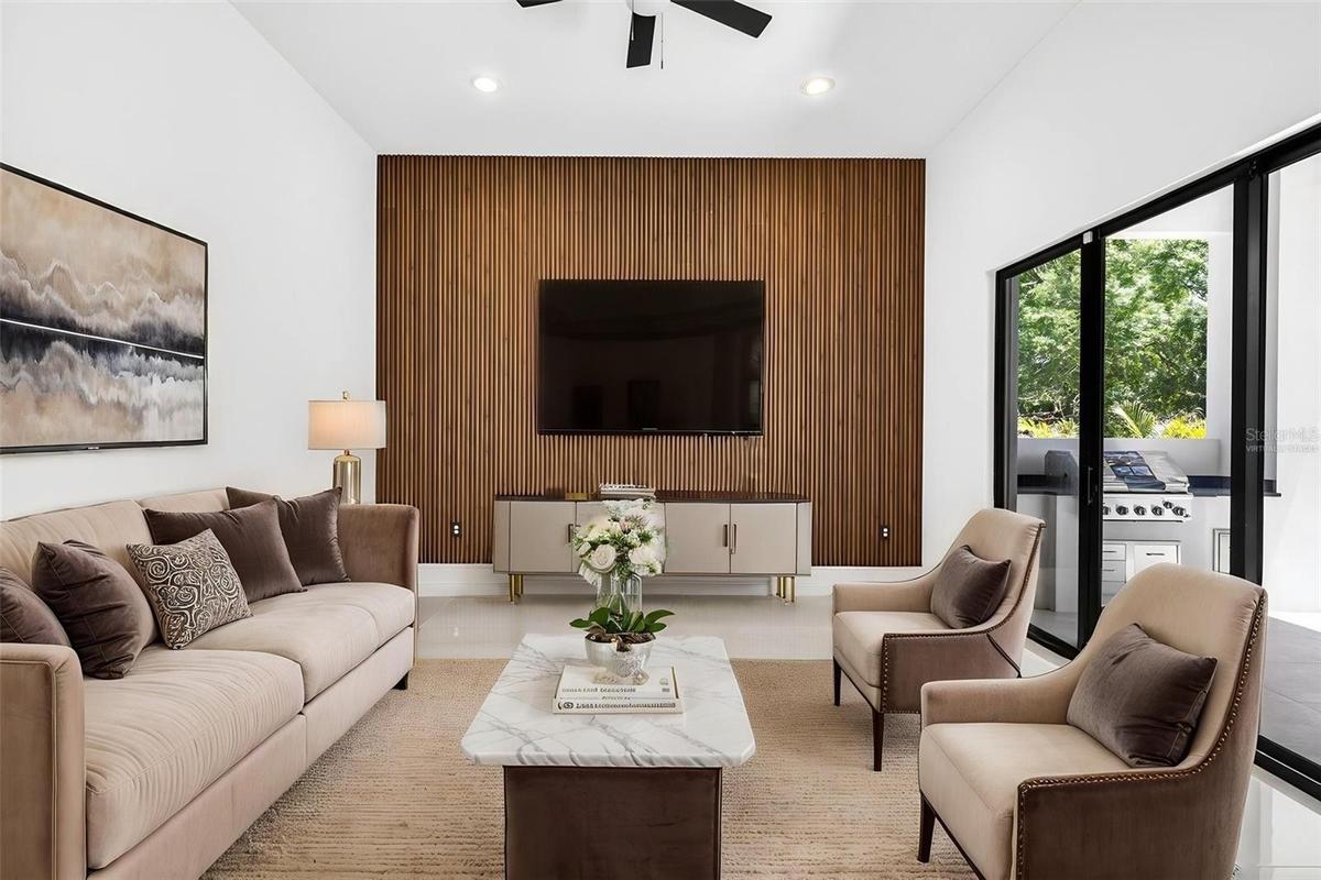 Virtually Staged Living Room