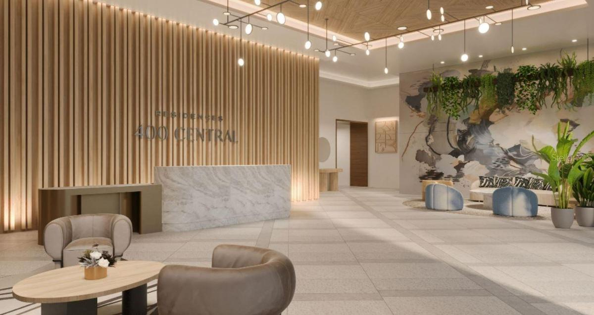 Residences of 400 Central Lobby Concierge
