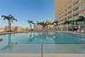 Pool large enough for both swimming laps and simple relaxation