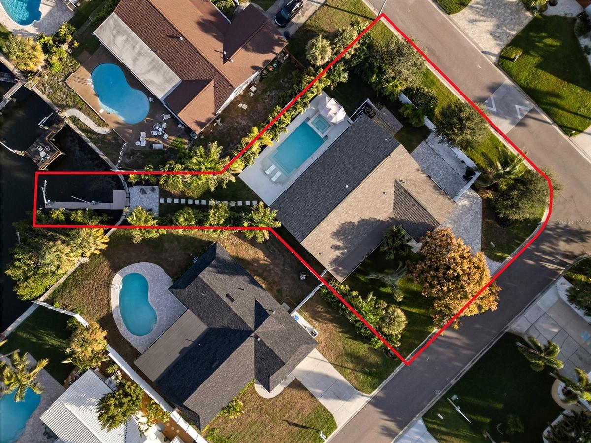 Aerial of home