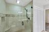 En-suite bathroom with spacious stand up shower