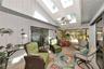Covered lanai with skylights