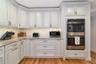 Kitchen with custom cabinets