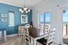 Dining room open to kitchen & living room
