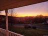 Front porch sunset