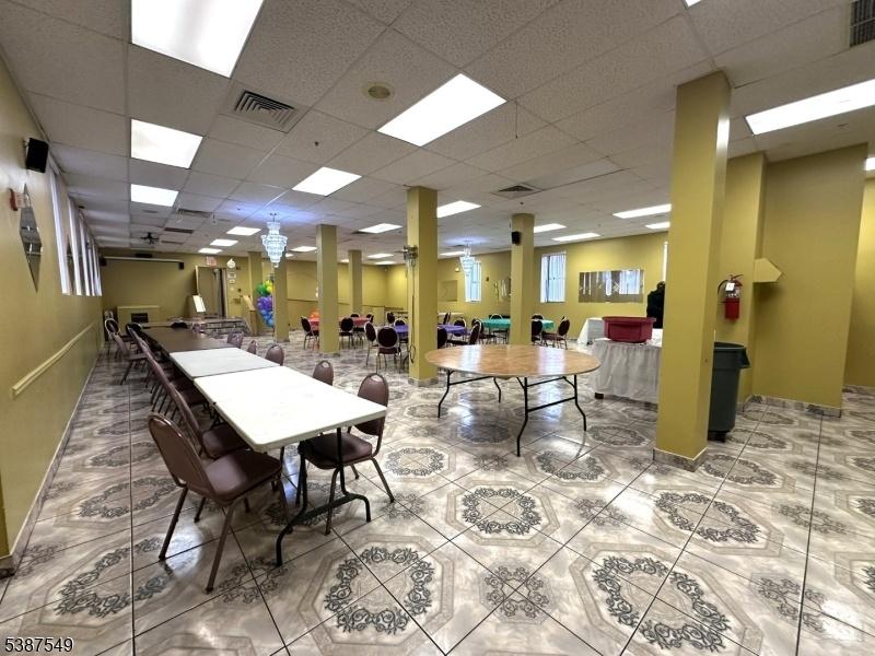 Spacious dining area