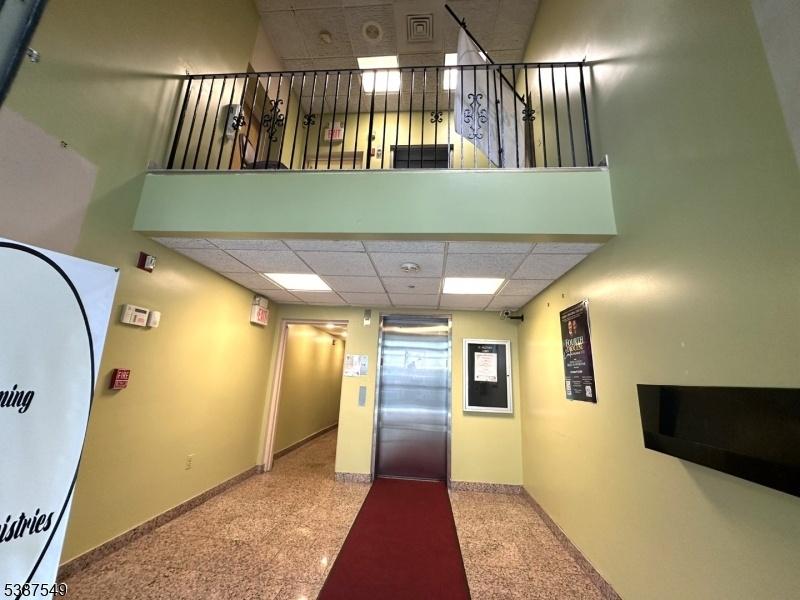 Entry from parking lot