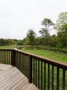 Deck overlooking pond - Modular Home