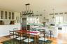 Dining room with a view of the island and kitchen