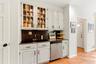 Classic white cabinetry.