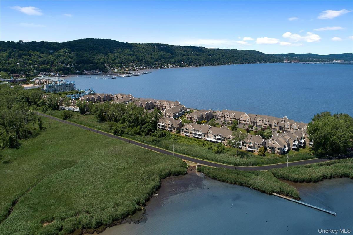 Piermont Landing townhomes looking north.