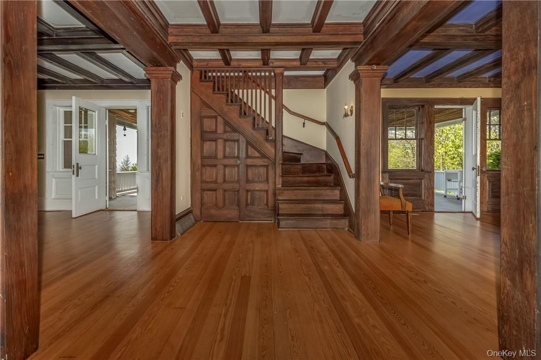 Foyer with woodwork