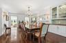 Banquet sized dining room with original built-ins