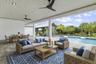 Massive back patio, Virtually Staged