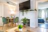 Unit 2R-Dining/Fireplace