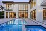 New Construction Home | Side Elevation | Floor-to-Ceiling Glass | Pinecrest FL