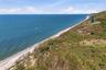 Arrow Shows Private Access Stairway for You and Your Guests to a Secluded Beach on the Long Island  Sound