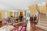Sunken Living Room with wood pegged floors