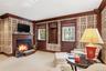 Primary Dressing Room with Wood Burning Fireplace