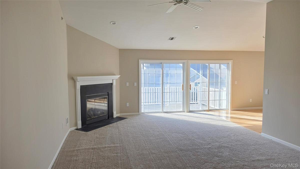 Living Room looking overlooking balcony