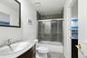 Dual entry bathroom from two bedrooms