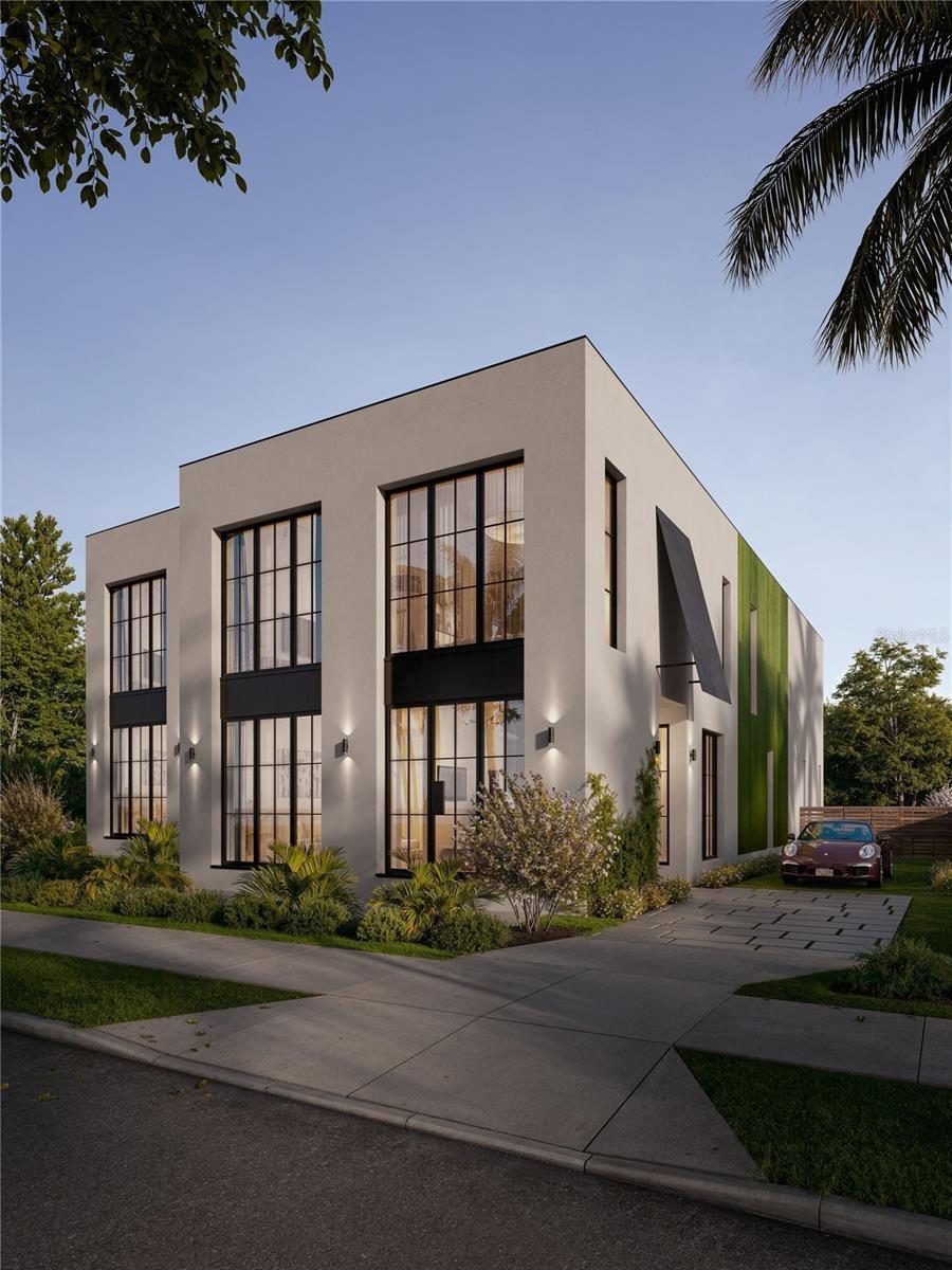Rendering of Exterior Front