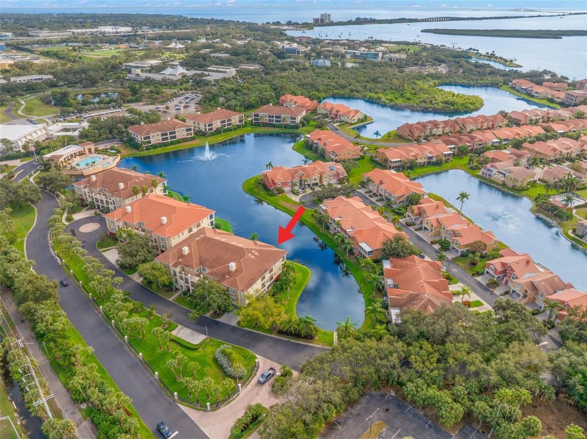 The Marina Bay community located on Pinellas Bayway, three minutes to I-275 entrance ramp.