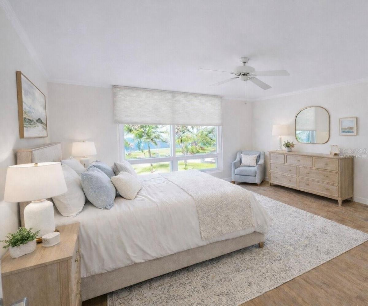 VIRTUALLY STAGED PRIMARY BEDROOM