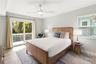 3rd Guest bedroom on 1st floor with pool views
