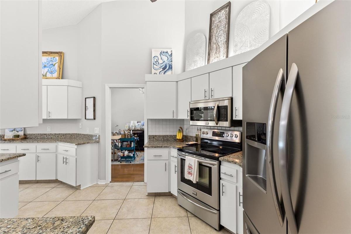 Kitchen as you come in from the entrance of home