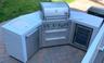 Brand New Mont Alpi Outdoor Kitchen with Refrigerator. Convenient to Dining on Patio and House Kitchen.