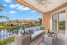 Virtually staged; partial view of large, Covered Terrace (19'x10')