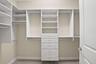 Two built-in closets in the Main Bedroom.