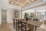 Virtually staged; Dining Room - Living Room combination.