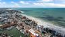 Treasure Island with the intercoastal waterways on the east and Sandy Beaches on the west