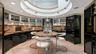 Two Story Circular Kitchen with upper skylight