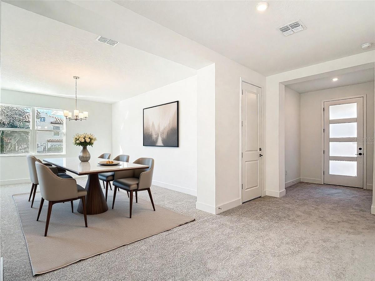 Dinning Room Seller will change the floor to your choice virtually staged