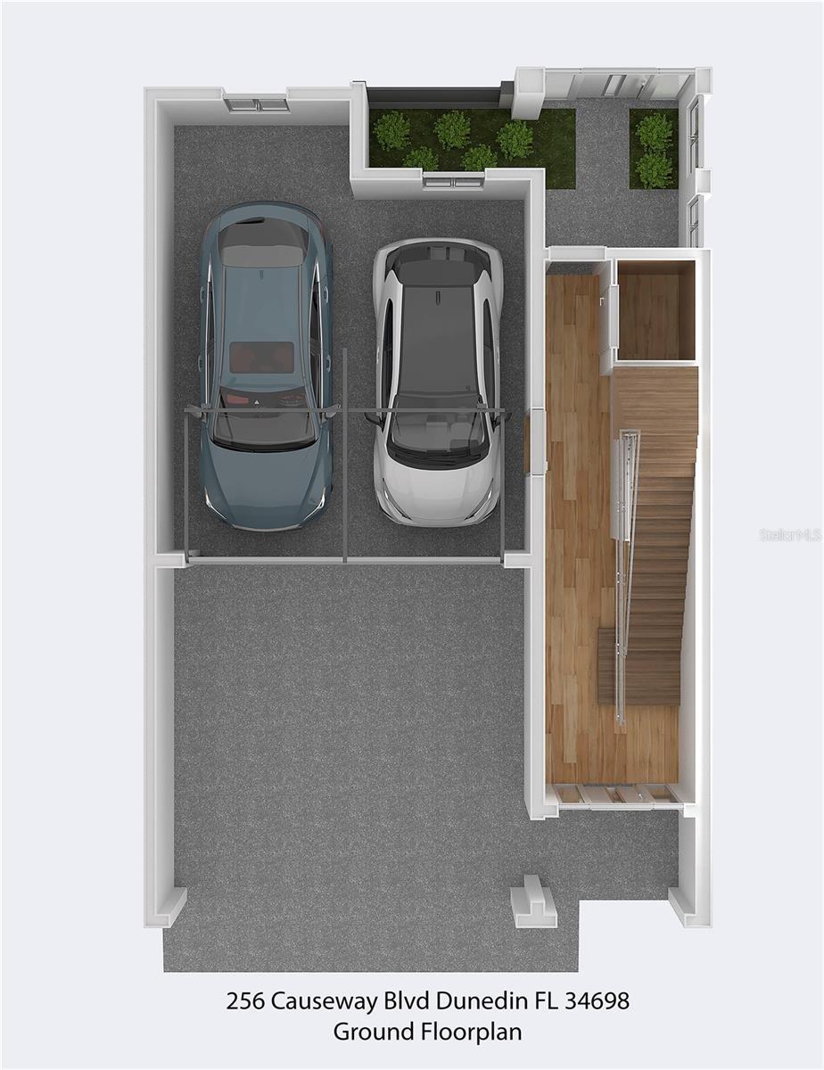 GARDEN LEVEL -PARKING AND PATIO