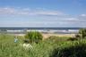 View from private beach access