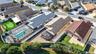Aerial with Privacy Wall and Fencing, Stoned Landscaping, and ROOM FOR A POOL!