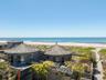 Aerial of home with Atlantic Ocean as backdrop