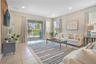 Comfortable gathering space with easy access to outdoor living areas